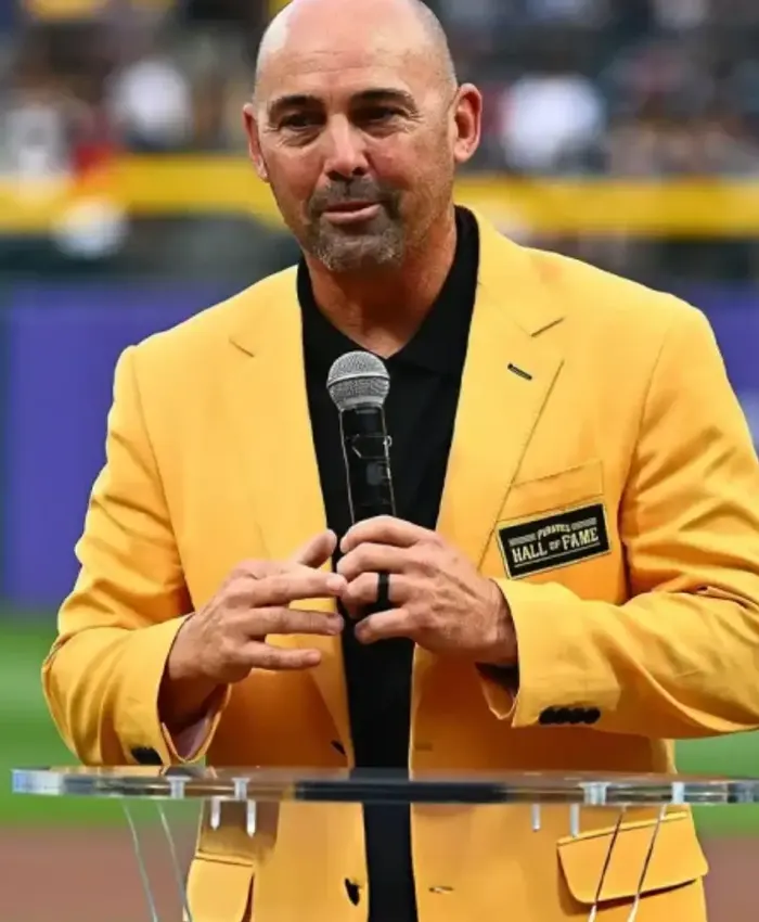 Pirates Hall of Fame Jack Wilson Yellow Blazer