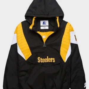 Pittsburgh Steelers Starter Blackout Breakaway Jacket