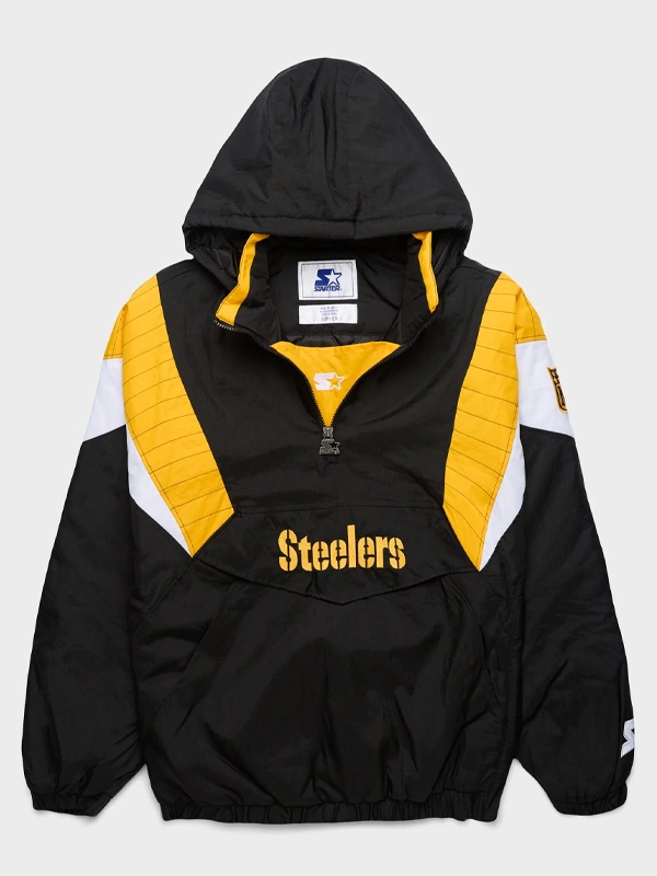Pittsburgh Steelers Starter Blackout Breakaway Jacket