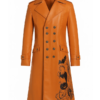 Pumpkin Costume Leather Coat