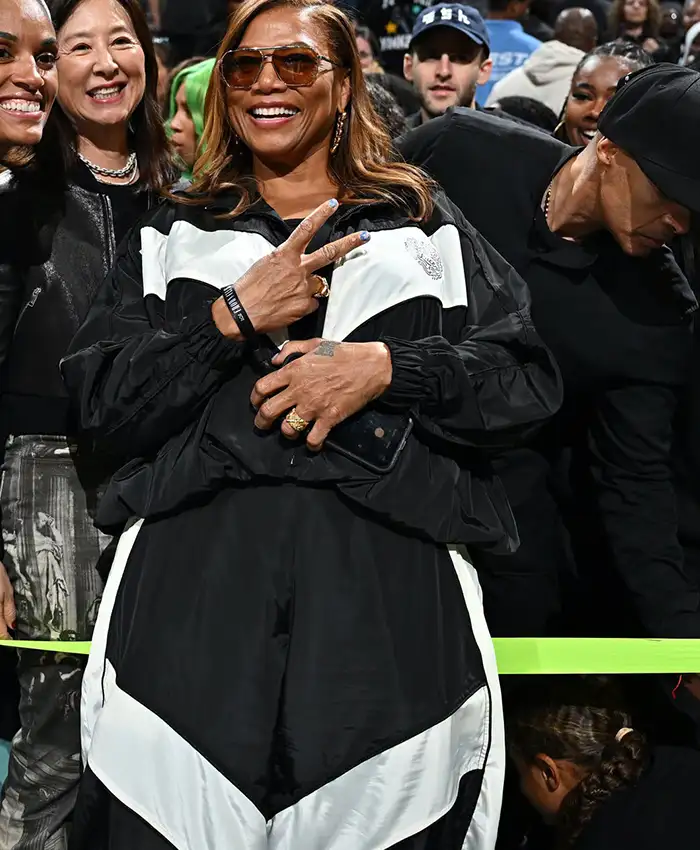Queen Latifah WNBA ATL vs. NYL Black Tracksuit