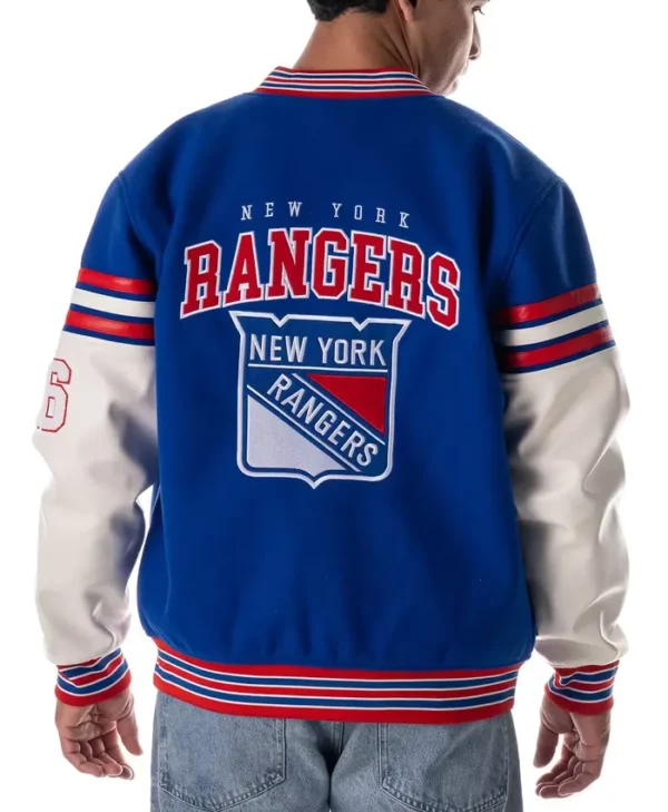 Rangers Hockey Varsity Jacket