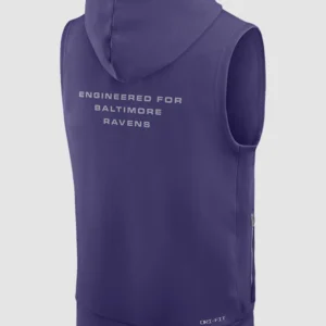 Ravens sleeveless hoodie