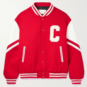 Red Varsity Letterman Jacket