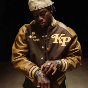 Rema in Kenzo x Verdy Varsity Jacket