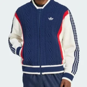 Retro Adidas Cardigan Jacket