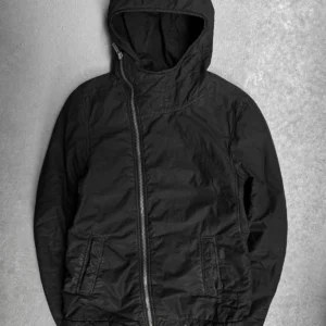 Rick Owens Black Scuba Bullet Cotton Jacket