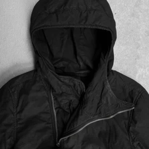 Rick Owens DRKSHDW AW08 STAG Waxed Cotton Scuba Bullet Hooded Jacket