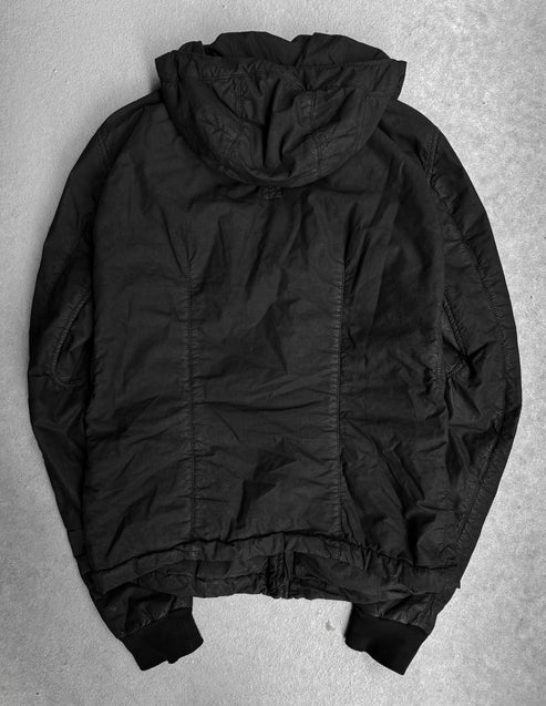 Rick Owens Scuba Bullet Black Cotton Jacket