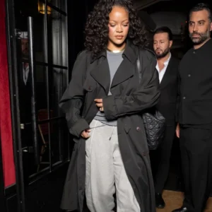 Rihanna César restaurant 2026 Trench Coat