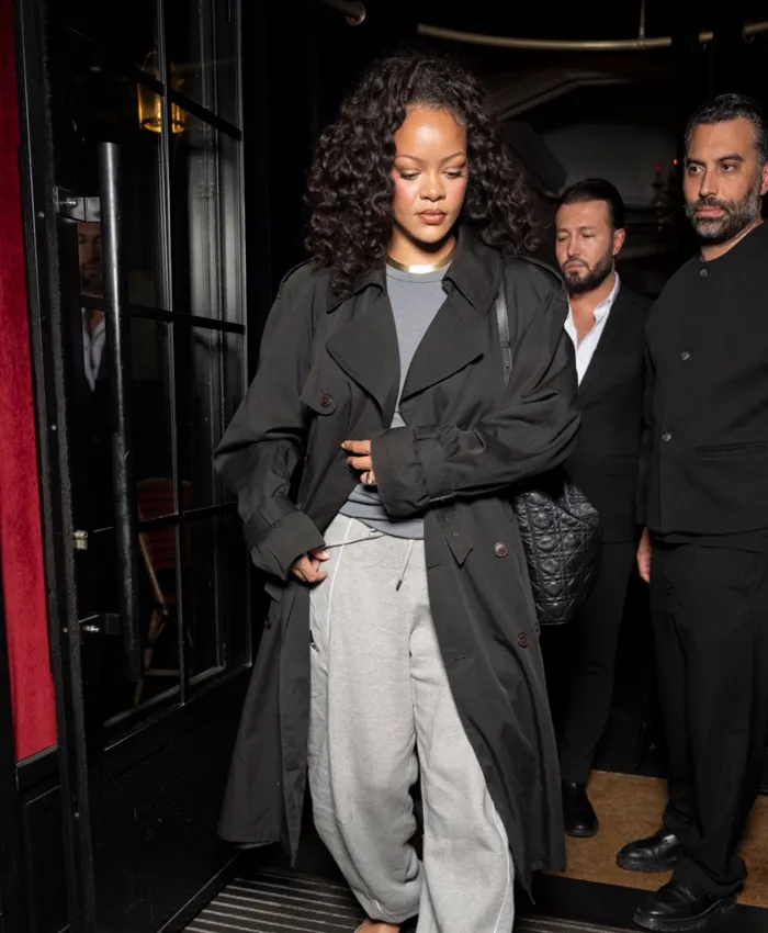Rihanna César restaurant 2026 Trench Coat