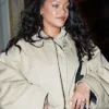 Rihanna Inspired Beige Jacket