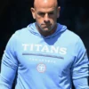 Robert Saleh 2026 Titans Sideline Long Sleeve Hooded T-Shirt
