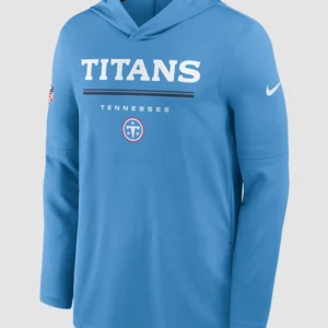 Robert Saleh Titans Sideline Hooded Shirt