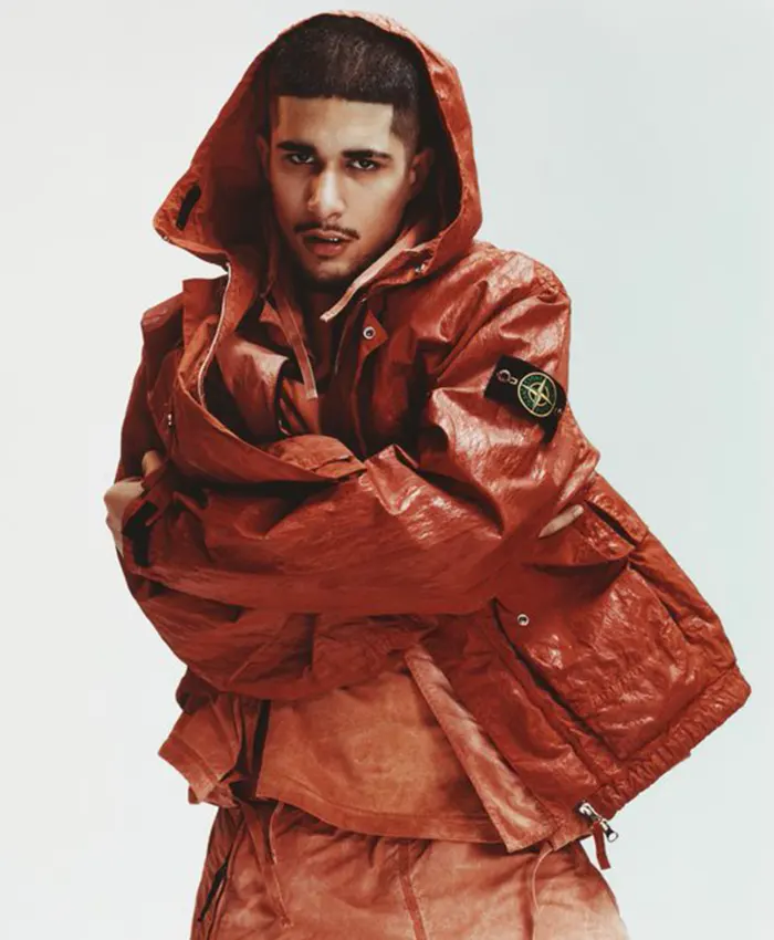 Rust Hooded Jacket