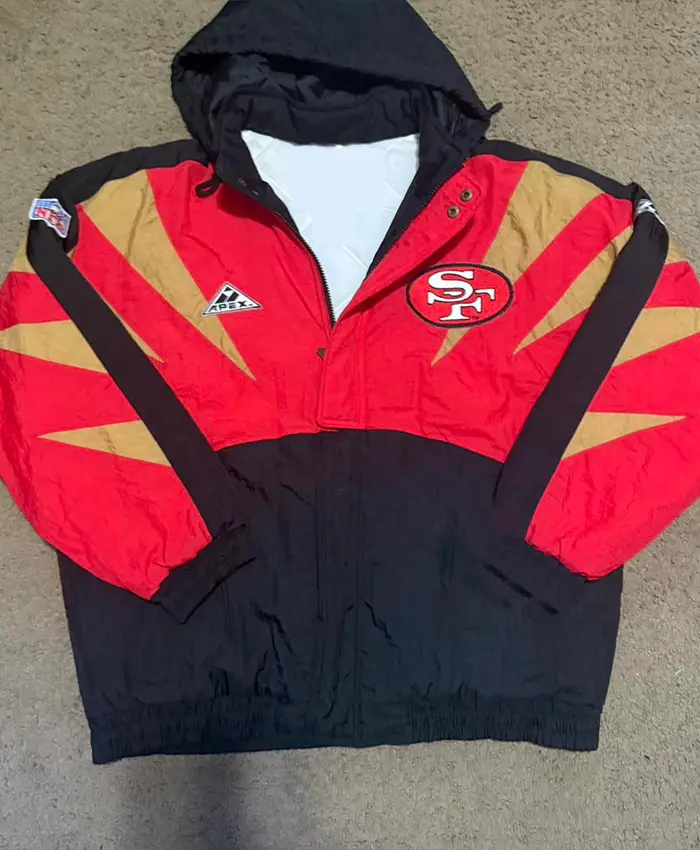 SF 49ers NFL Pro Line 90s Red Vintage Full-Zip Jacket