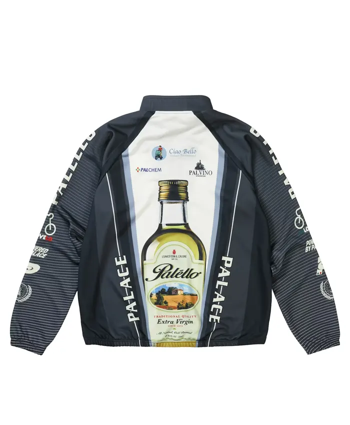 SHop now Palace Cycling Zip Rainbow Jacket For SAle