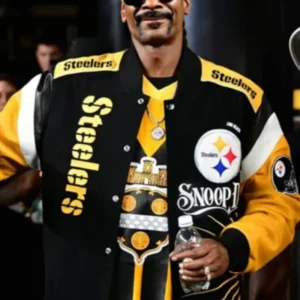 SNF Snoop Dogg Steelers Varsity Jacket