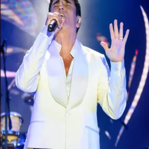 Sal Da Vinci White Blazer