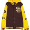 San Diego Padres Throwback Patch Letterman Jacket