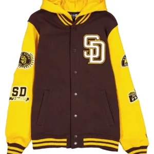 San Diego Padres Throwback Patch Letterman Jacket
