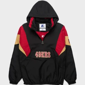 San Francisco 49ers Starter Blackout Breakaway Jacket