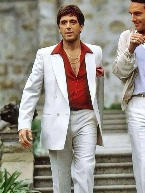 Scarface White Three Piece Suit