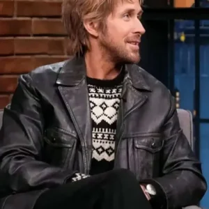 Seth Meyers Show Leather Jacket