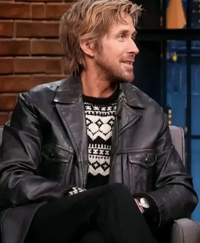 Seth Meyers Show Leather Jacket