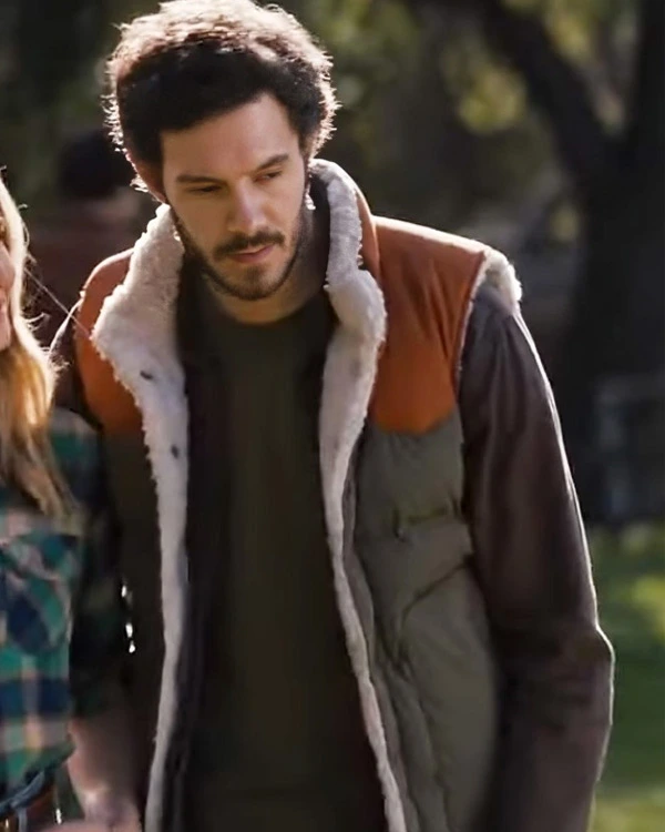 Shearling Puffer Vest