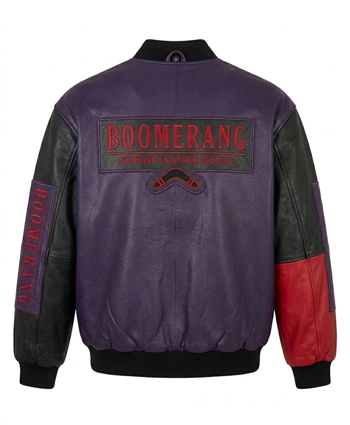 Shop 1992 Cast & Crew Boomerang Leather Jacket