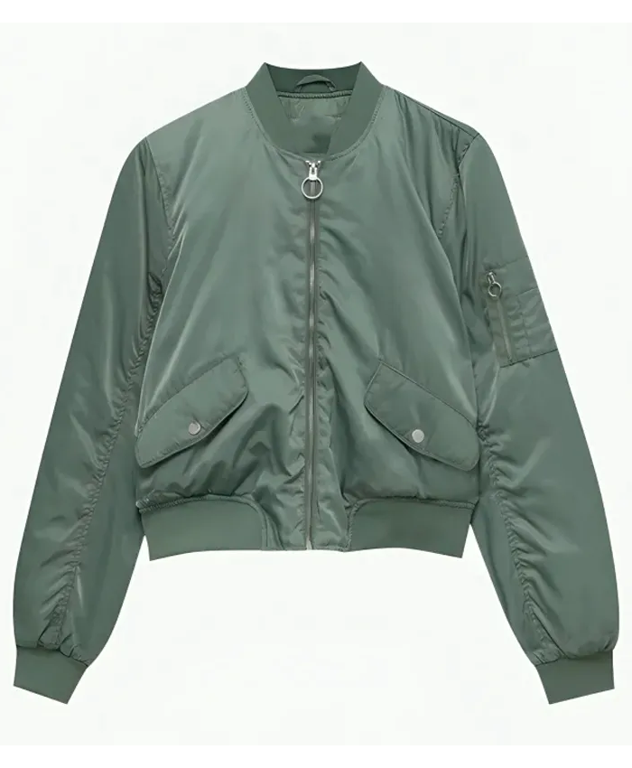 Shop A Good Girl’s Guide to Murder Emma Myers Bomber Jacket