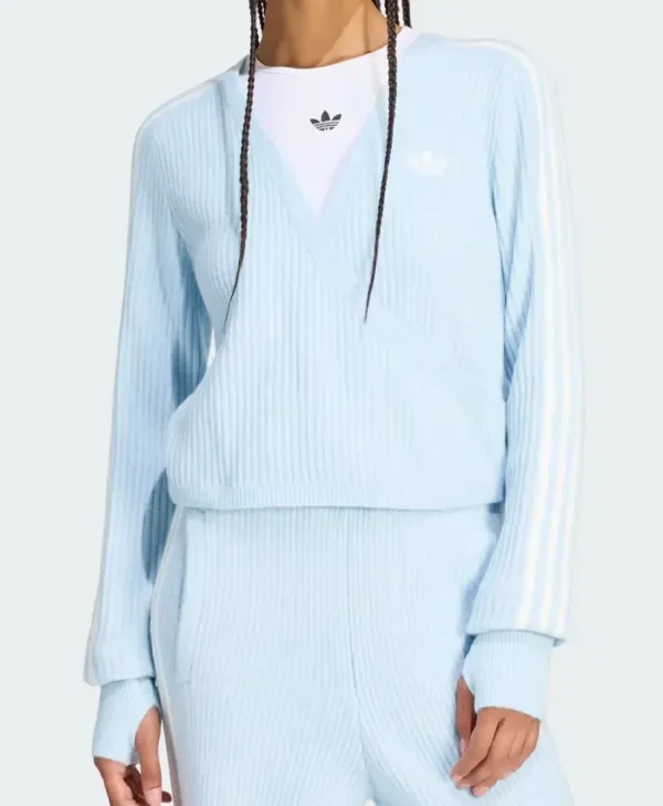 Shop Adidas Jennie Knitted Wrap Around Cardigan