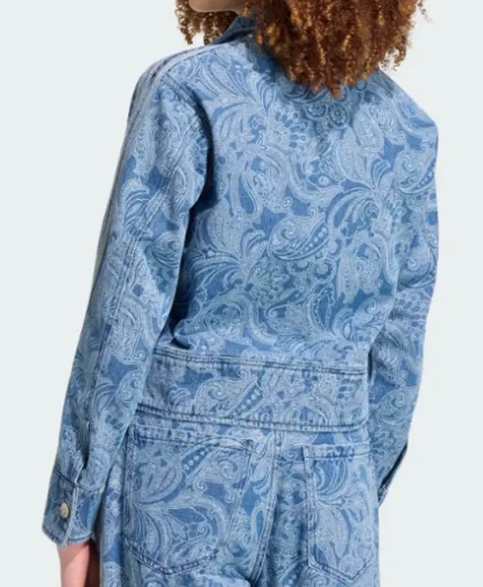Shop Adidas Liberty London Firebird Denim Jacket