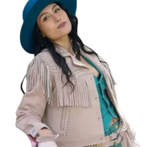 Shop Heartland S20 Winn Becker Fringe Suede Jacket
