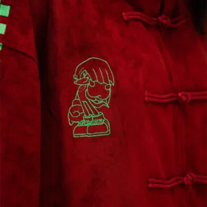 Shop Neptun x Sonic Red Suede Jacket For Sale