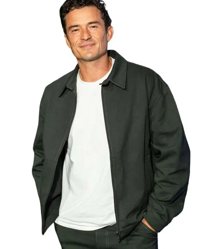 Shop Orlando Bloom US Open 2026 Green Jacket