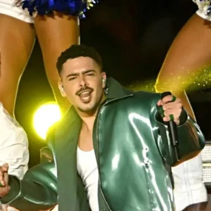 Shop Pedro Sampaio Half Time Show Green Jacket
