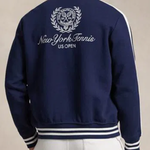 Shop Polo Ralph Lauren US Open Crest Double-Knit Jacket