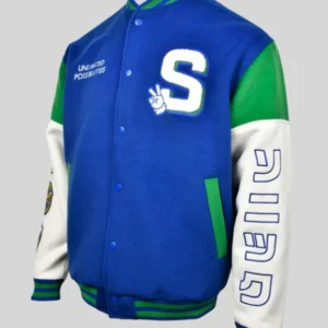 Shop Sonic the Hedgehog 35th Anniversary Varsity Jacket