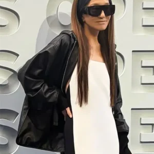 Shop Vera Wang US Open 2026 Leather Jacket