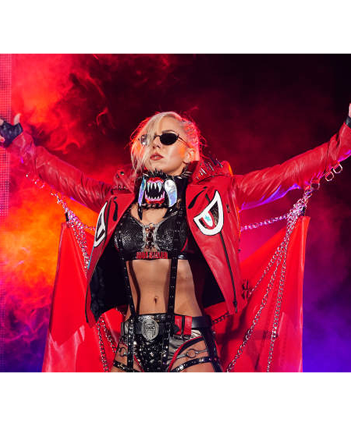 Shop Women’s Pro Wrestling Stardom Thekla Kaischauri Red Jacket