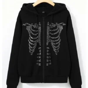 Skeleton Graphic Hoodie
