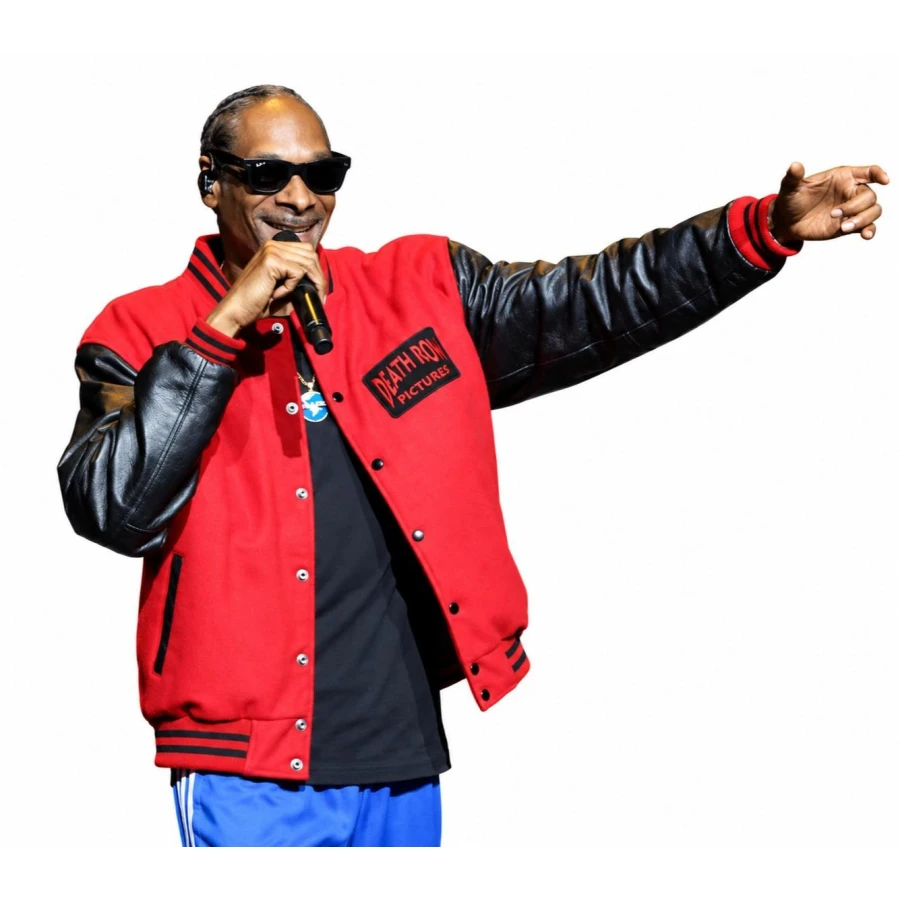 Snoop Dogg MTV Music Awards 2026 Red Varsity Jacket