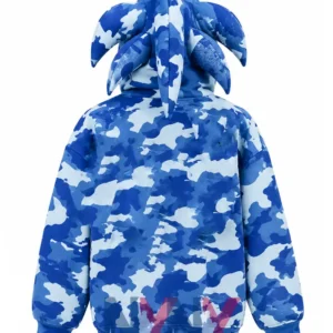Sonic 2026 Blue Camouflage Jacket