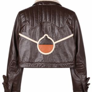 Squirrel Girl Cropped Brown Leather Jacket