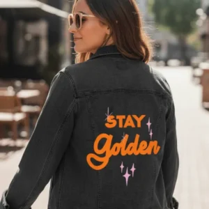 Stay Gold Jean Black Jacket