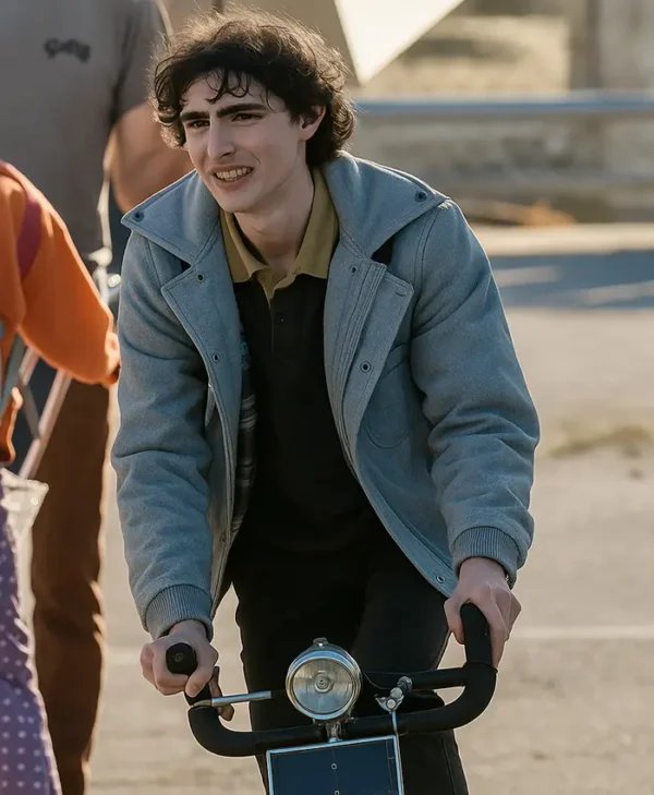 Stranger Things S05 Mike Wheeler Gray Jacket