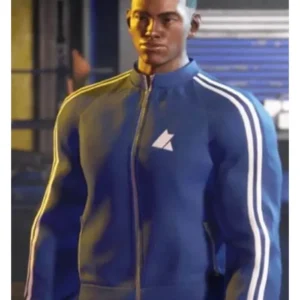 Street Fighter 6 Blue Track Jacket