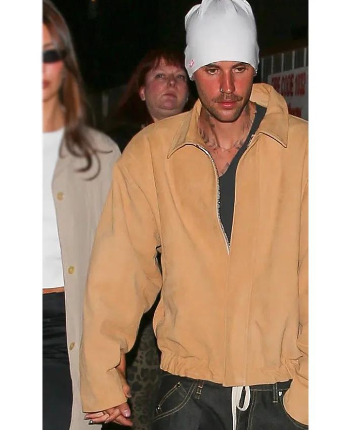 Suede Streetwear Bomber Jacket